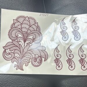 Intricate Henna Tattoo Stickers